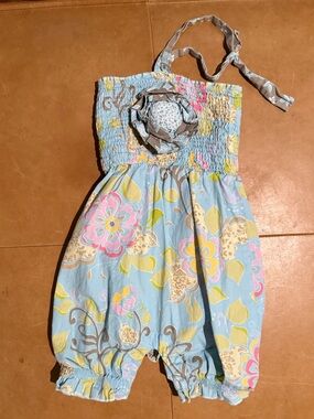Mustard Pie Romper 18M